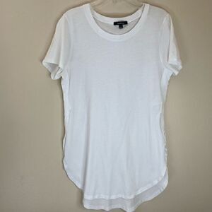 Ambiance|Short sleeve|Tee|High Side slits| super soft|Cotton|Has stretch